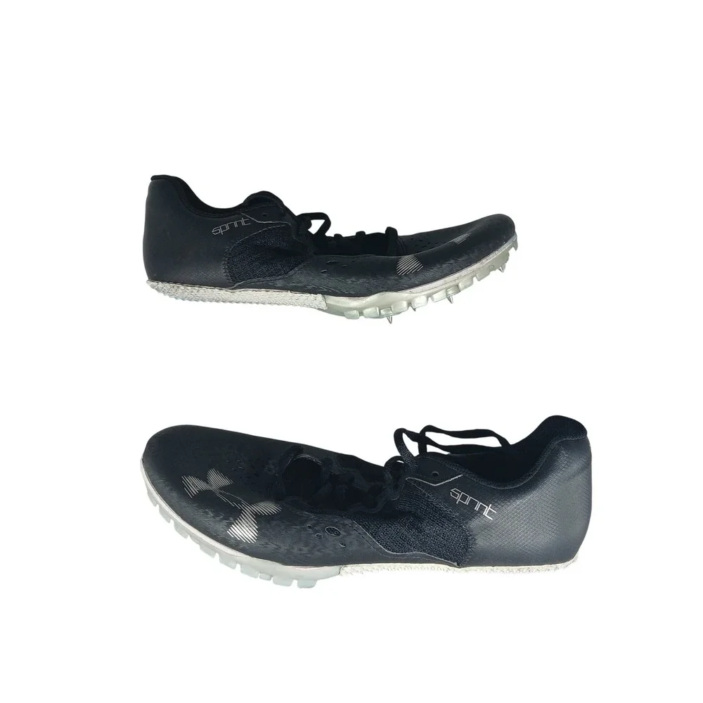 Under Armour Sprint Track Spikes M10 W11.5 Black 3025461-002 Racing Shoes Cleats